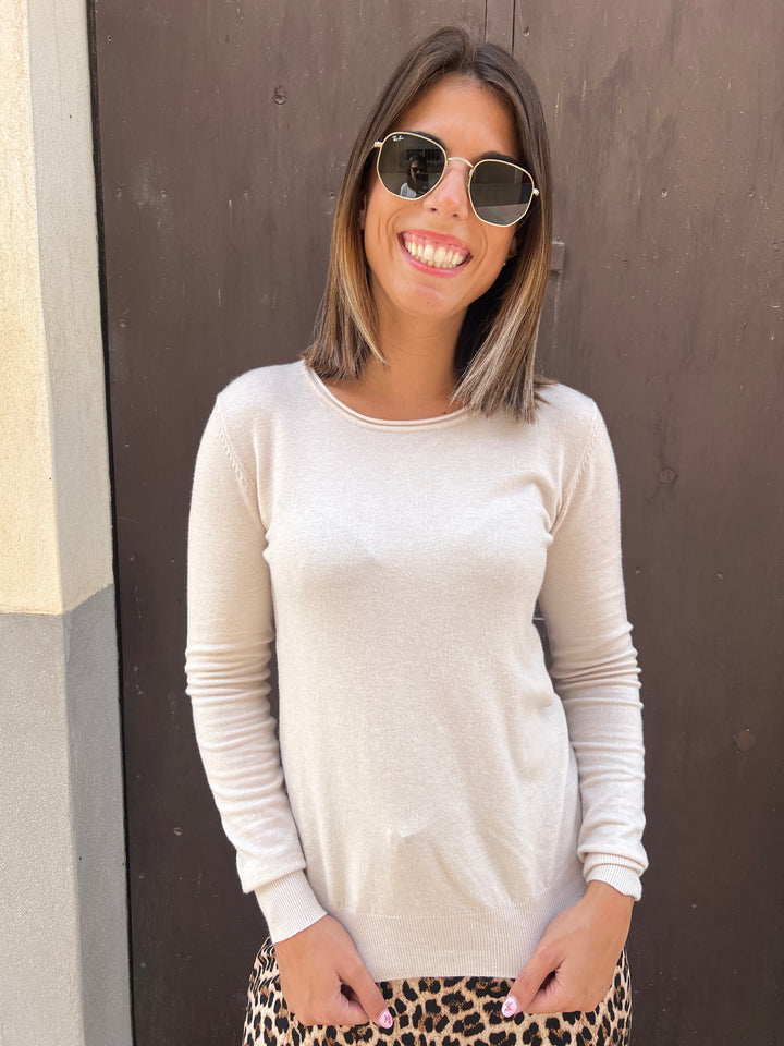 Jersey Basic beige