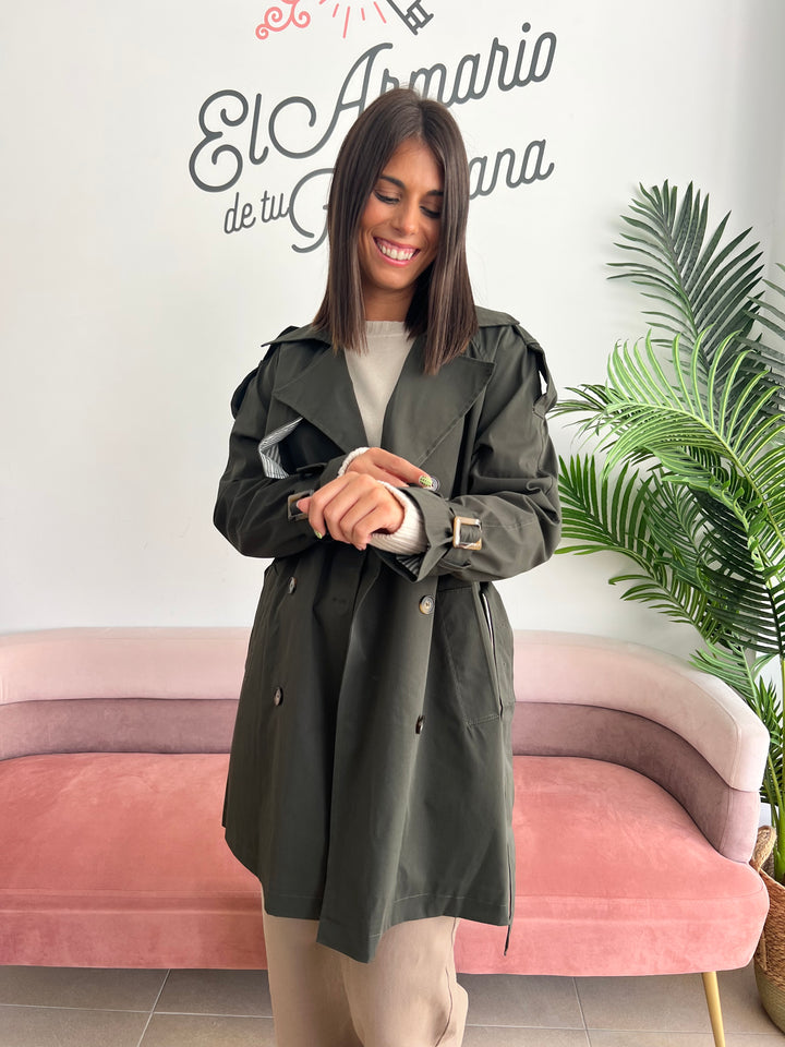 Chaqueta Candela verde oscuro