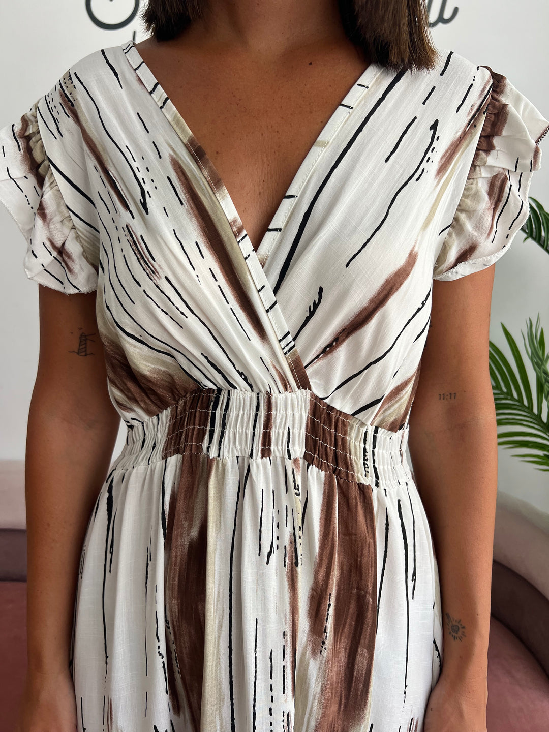 Vestido Abigaíl marrón