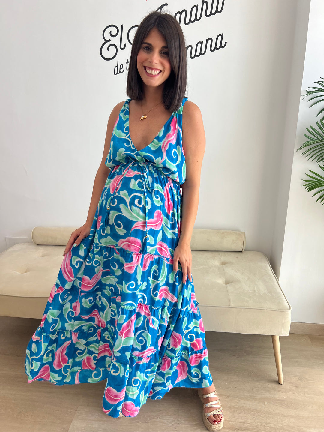 Vestido Costa Azul