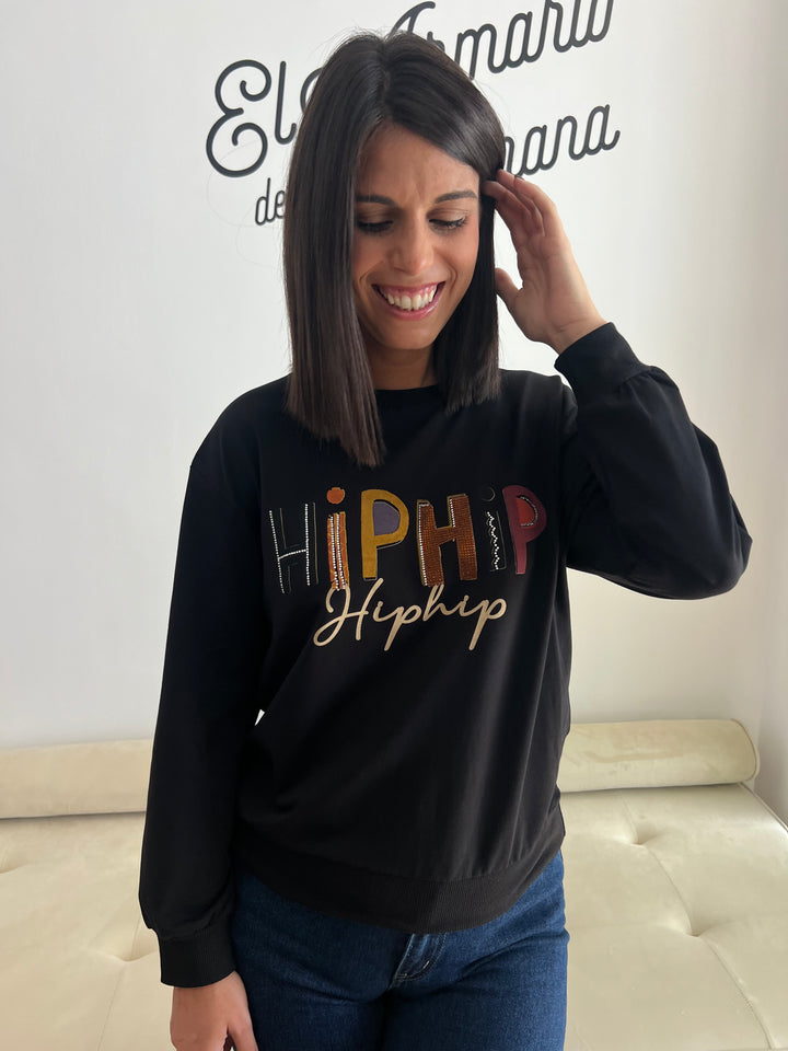 Sudadera Hip Hip negro