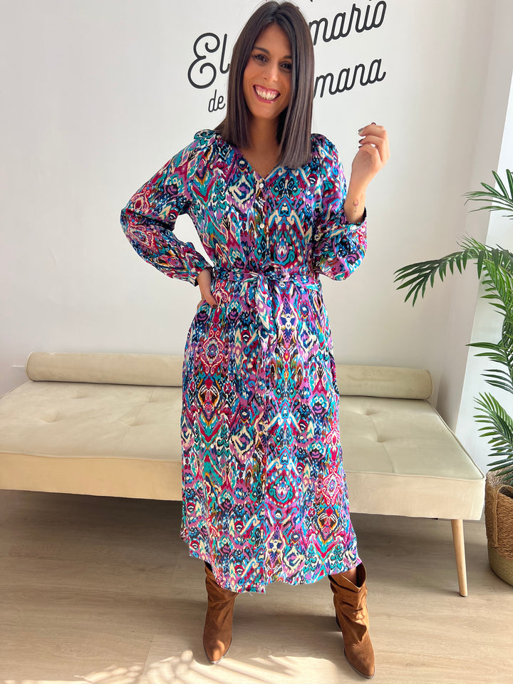 Vestido Julieta azul