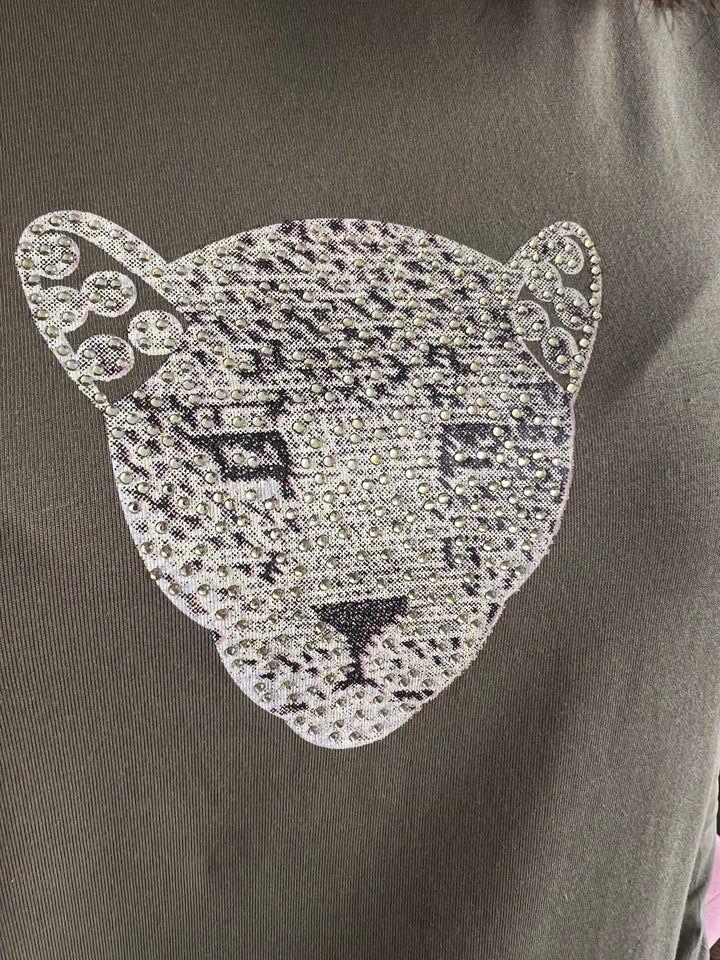 Camiseta Tigre verde militar