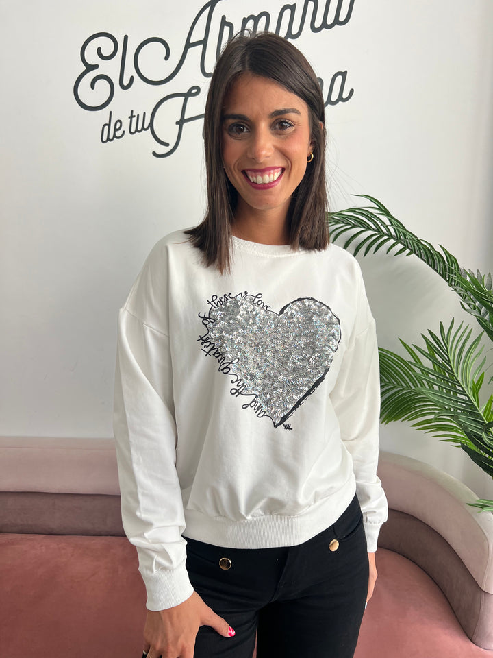 Sudadera Coraima blanco