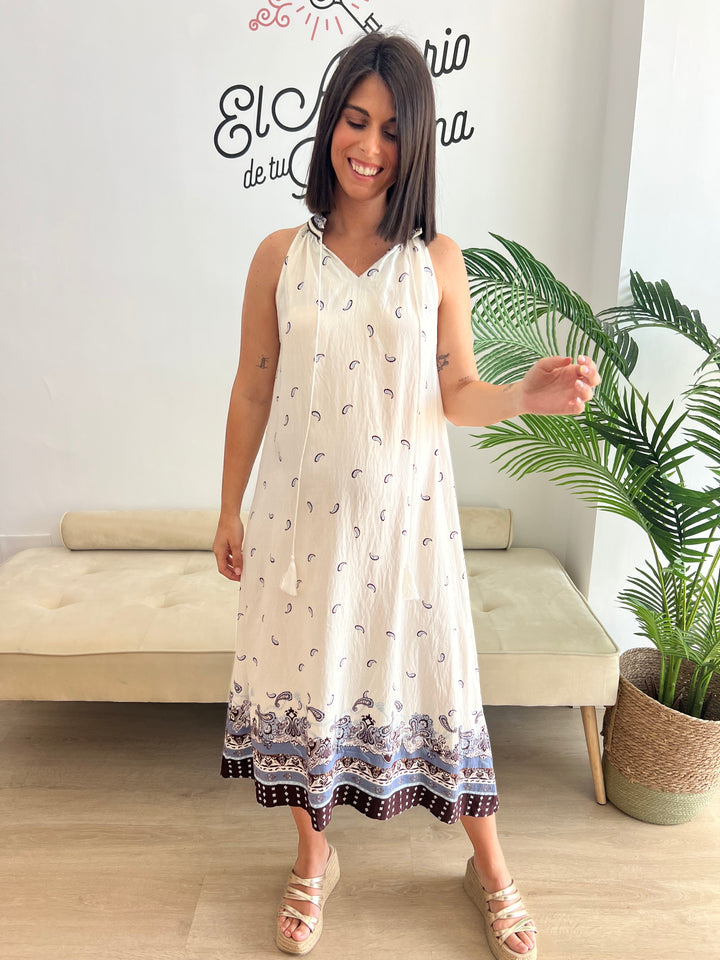 Vestido Maialen azul
