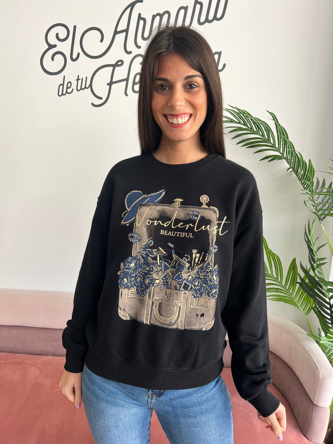 Sudadera Travel azul