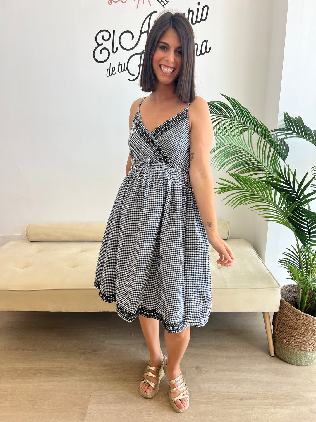 Vestido Melody azul marino