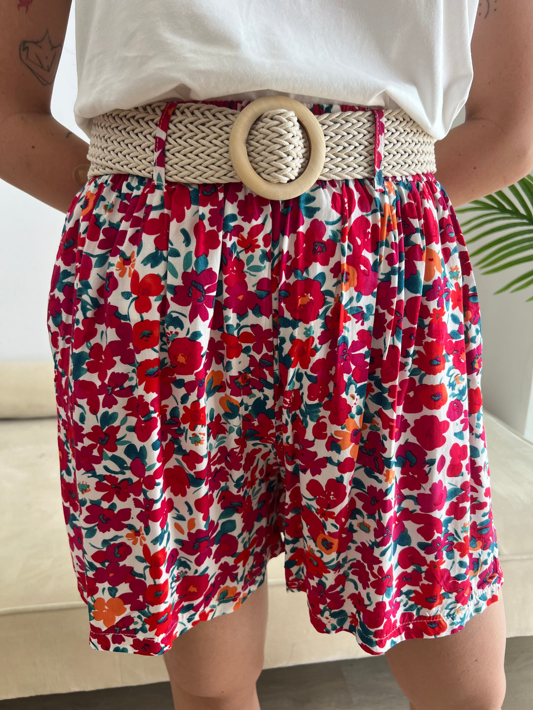 Short Martina rojo