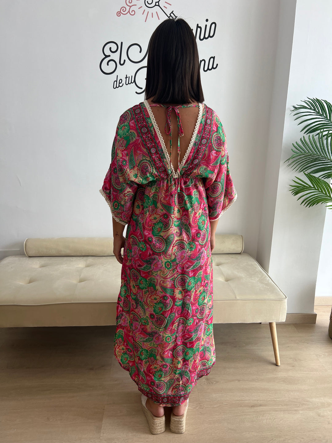 Vestido Tatiana Indio fucsia