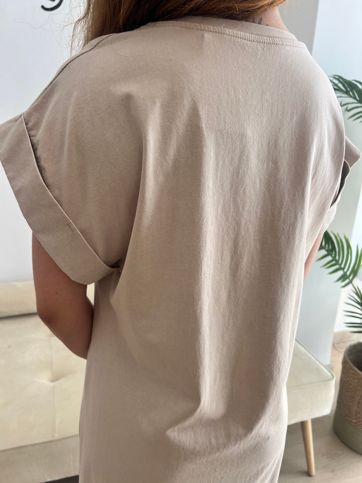 Vestido Malibú beige