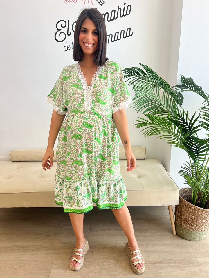 Vestido Luisa verde