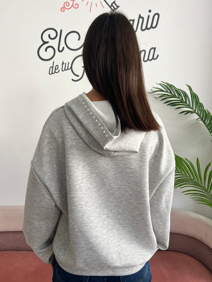 Sudadera Chiara gris claro