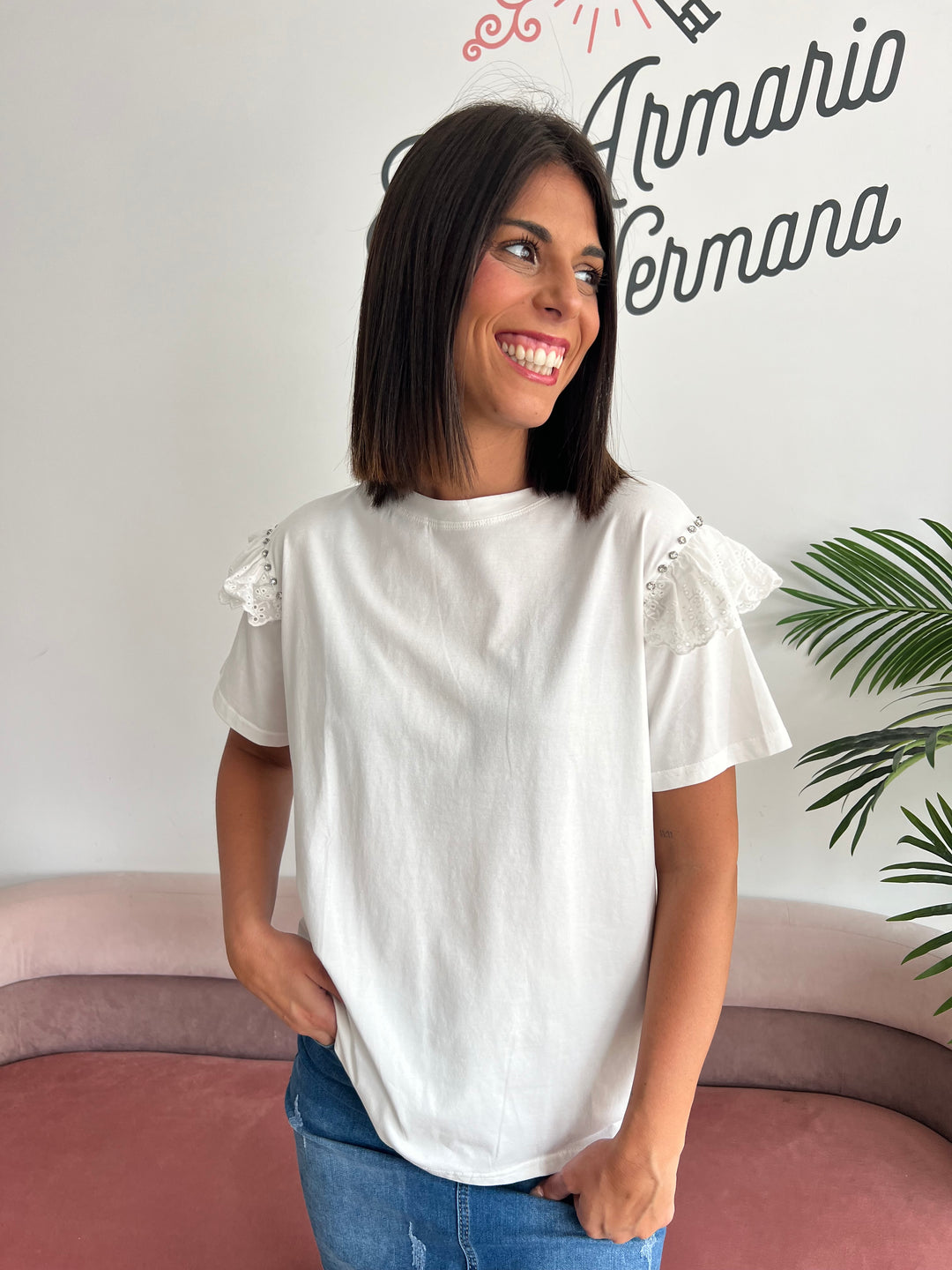 Camiseta Silvia blanco