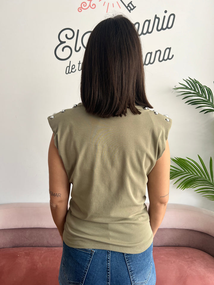 Camiseta Tachuelas verde