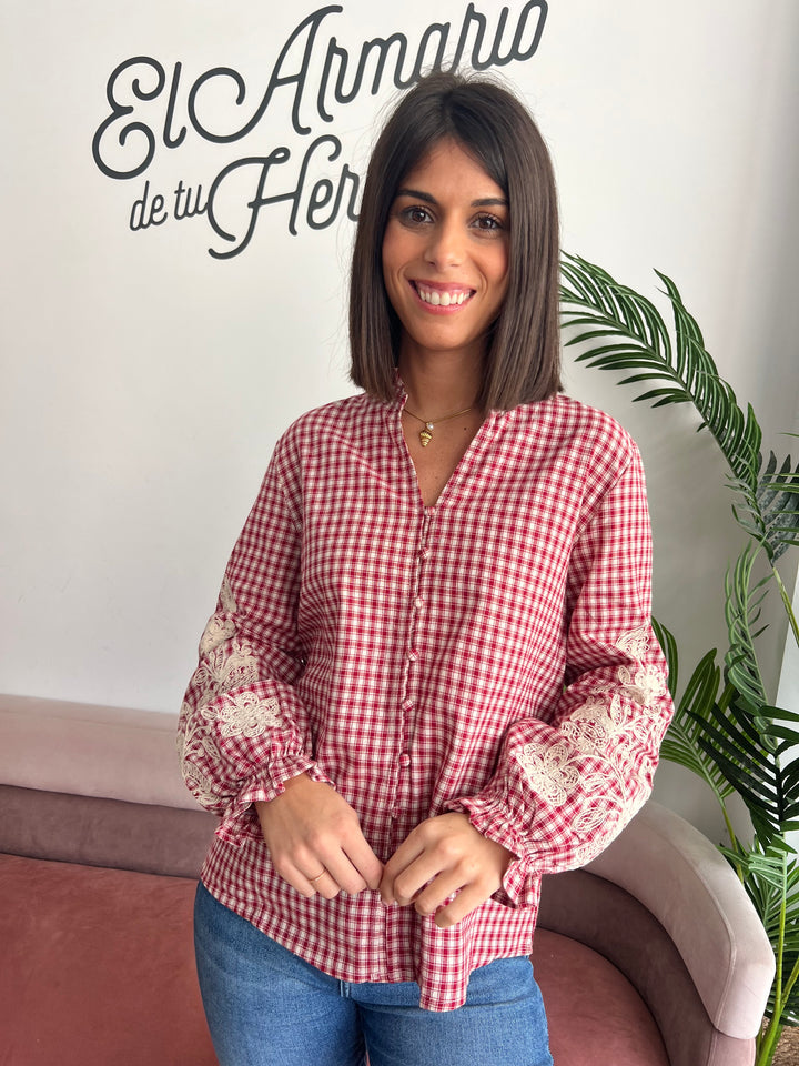 Camisa Manuela rojo