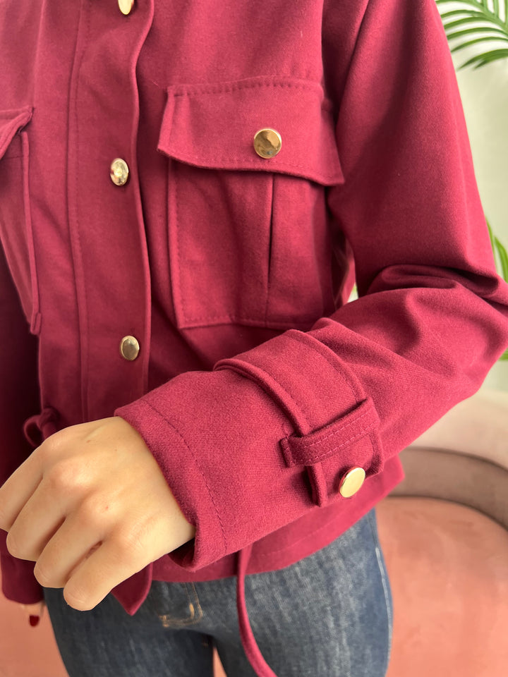 Chaqueta Evelyn burdeos