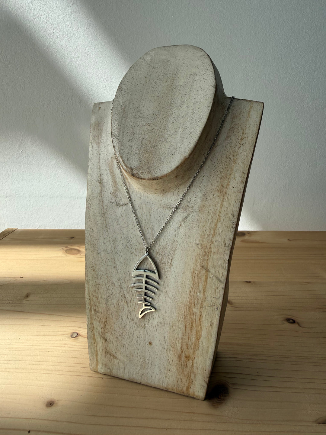Collar Raspa plata (acero)