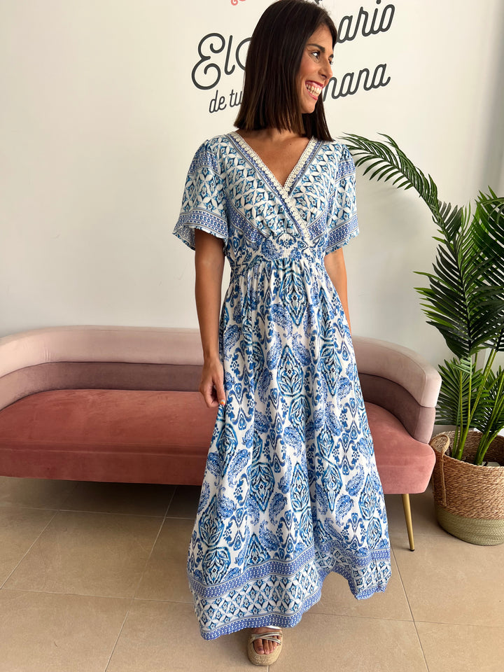 Vestido Marina azul