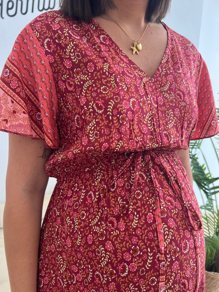 Vestido Lucrecia teja