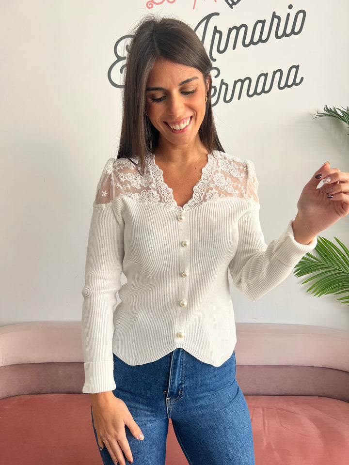 Jersey Tamara blanco