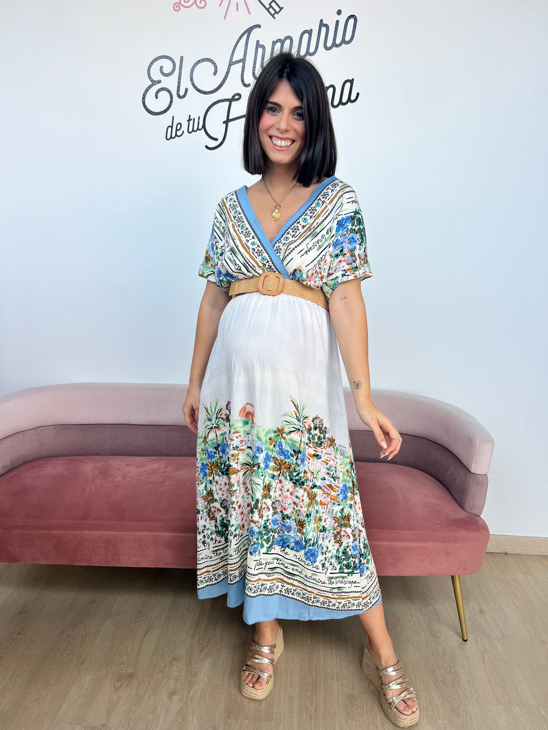 Vestido Fez azul