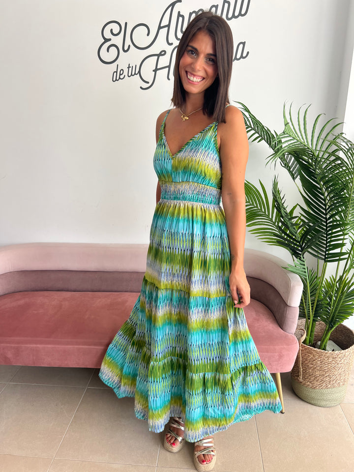 Vestido Ariadna verde
