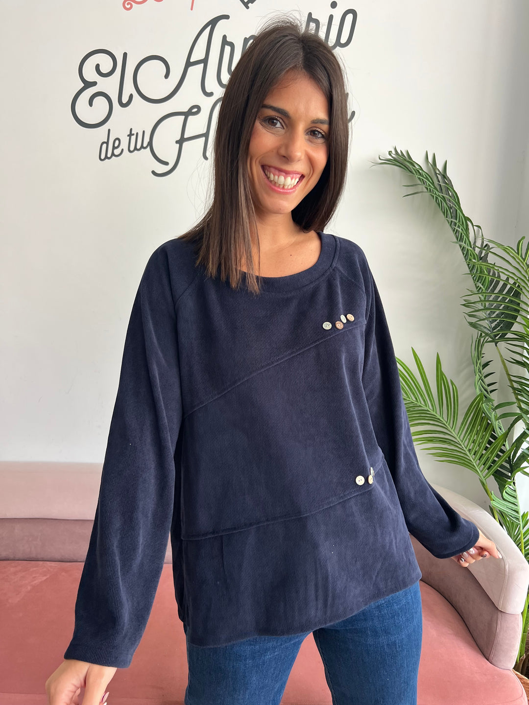 Sudadera Charly azul marino
