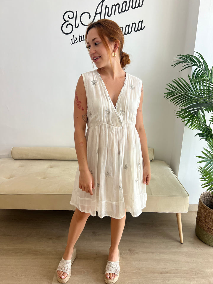 Vestido Lanzarote blanco