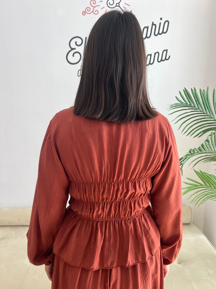 Blusa Malú teja