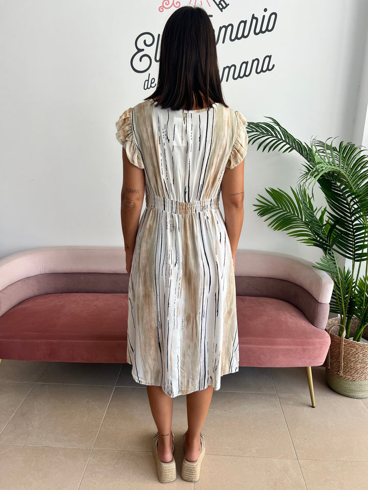 Vestido Abigaíl beige