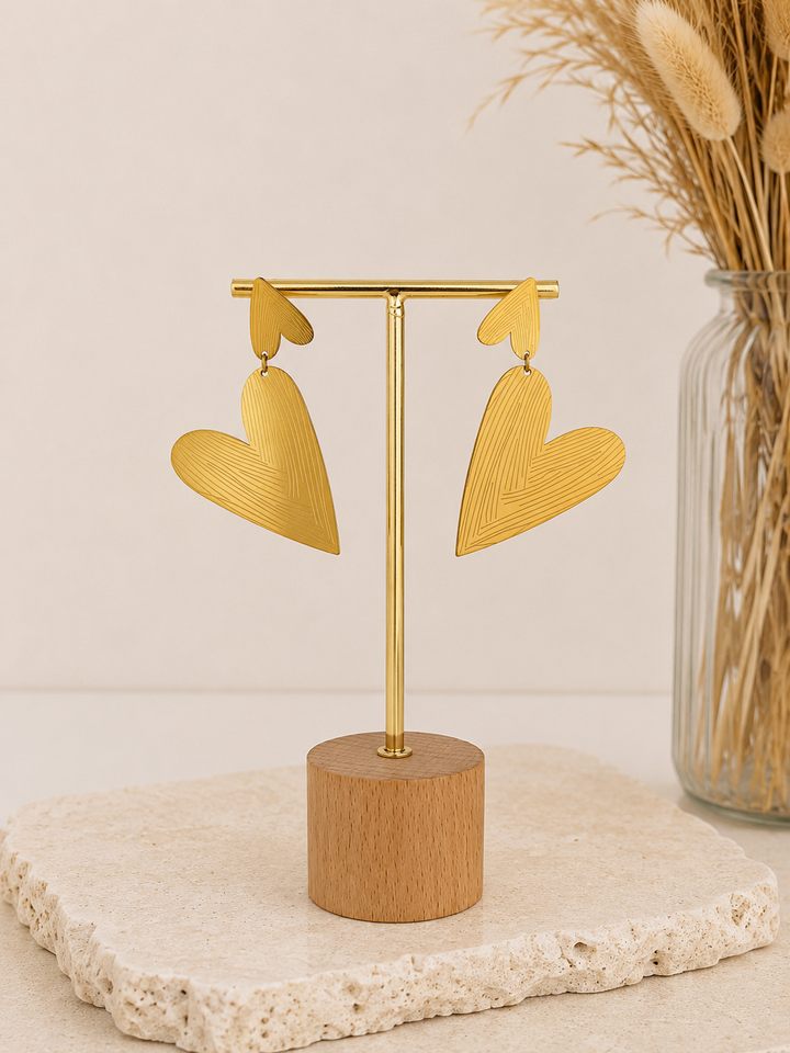 Pendientes Heart (acero)
