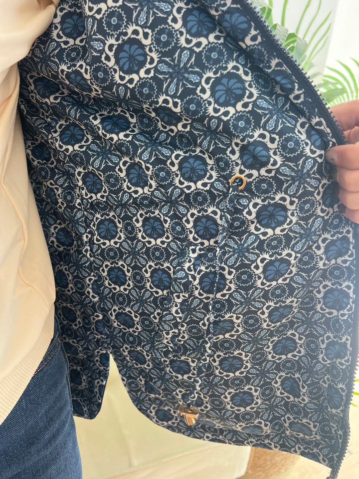 Chaqueta Reversible Úrsula azul