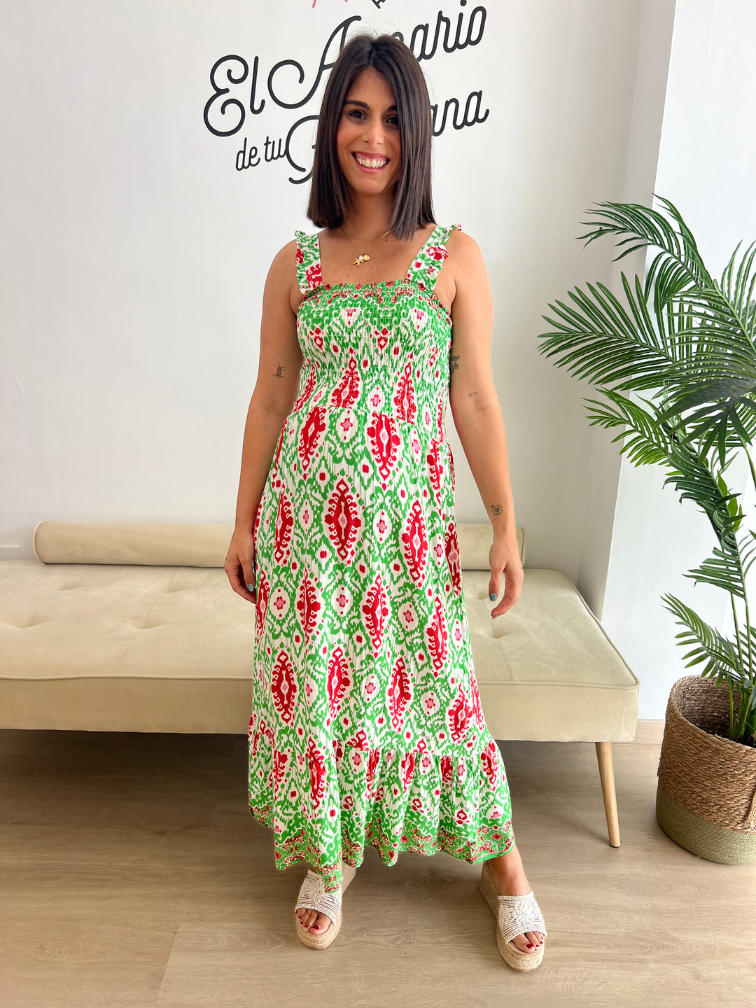 Vestido Merche verde