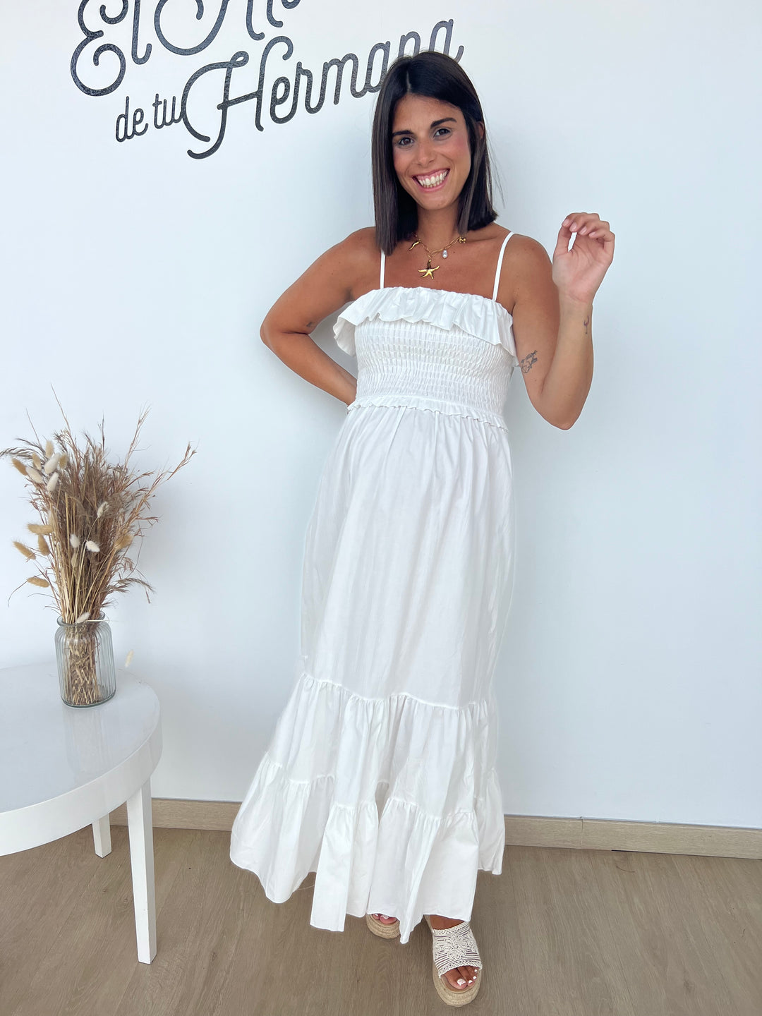 Vestido Lorena blanco