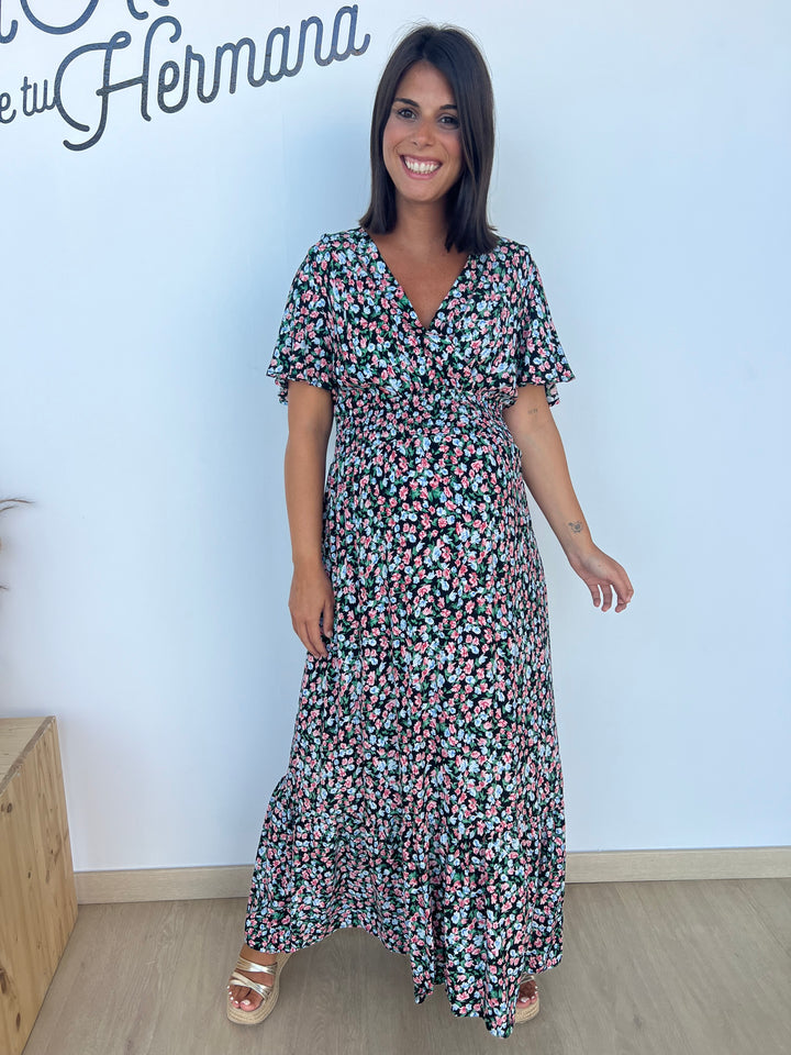 Vestido Nieves largo negro