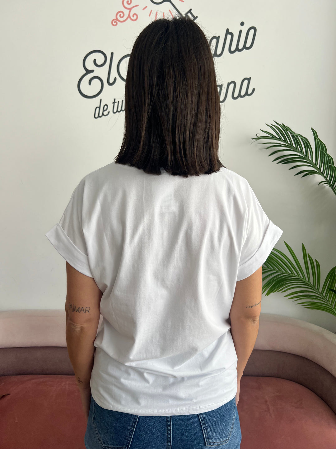 Camiseta Outside blanco