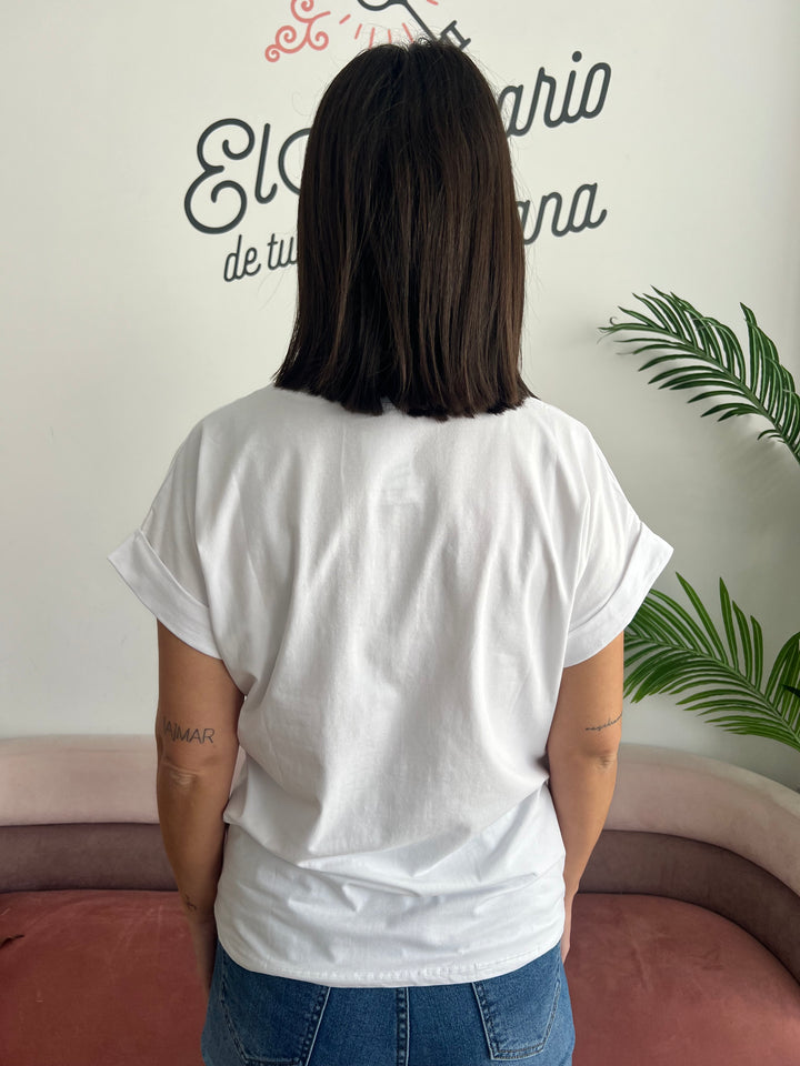 Camiseta Outside blanco