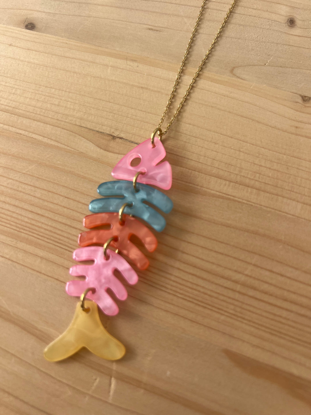 Collar largo Tulum (acero)