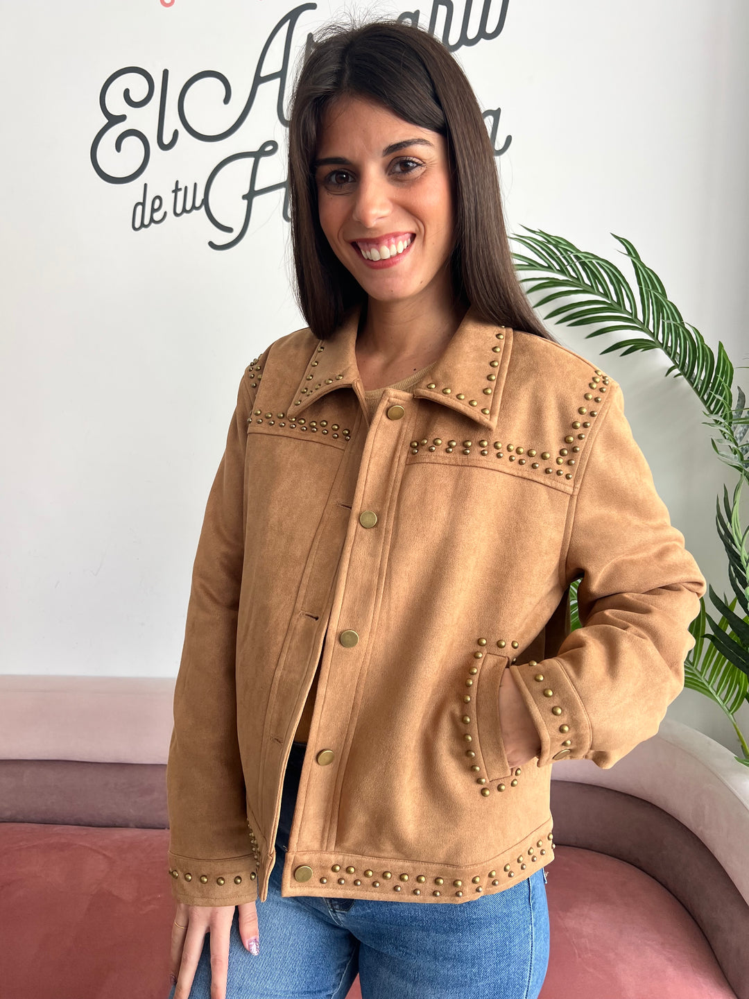 Chaqueta Adriana camel