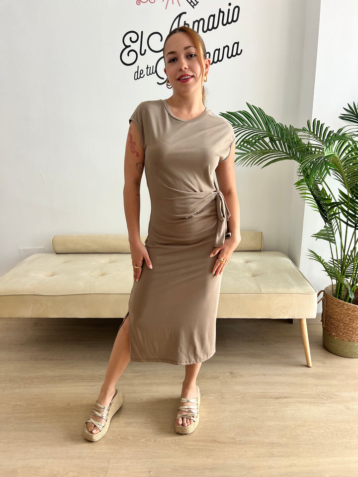 Vestido Margaret beige