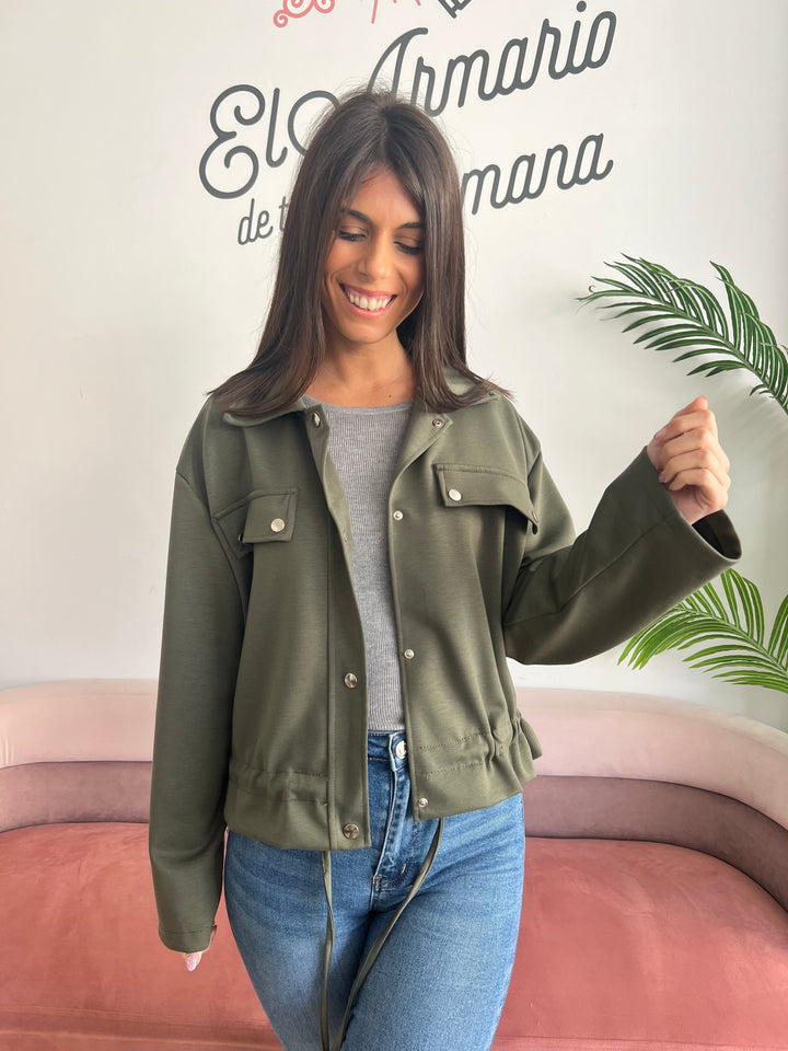 Chaqueta Carlín verde militar