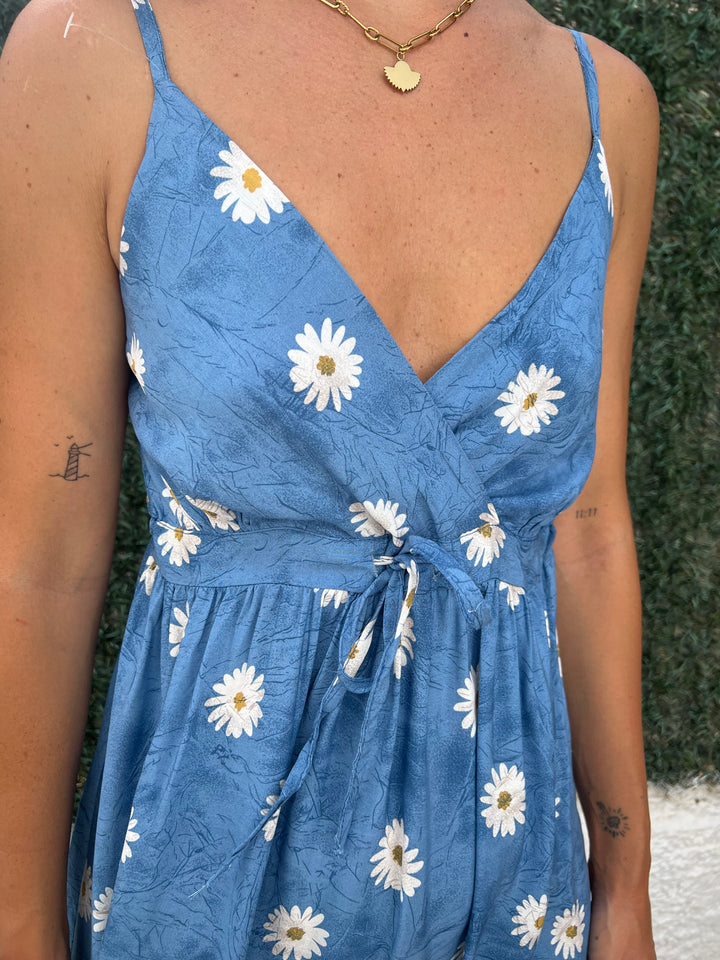 Vestido Margarita azul