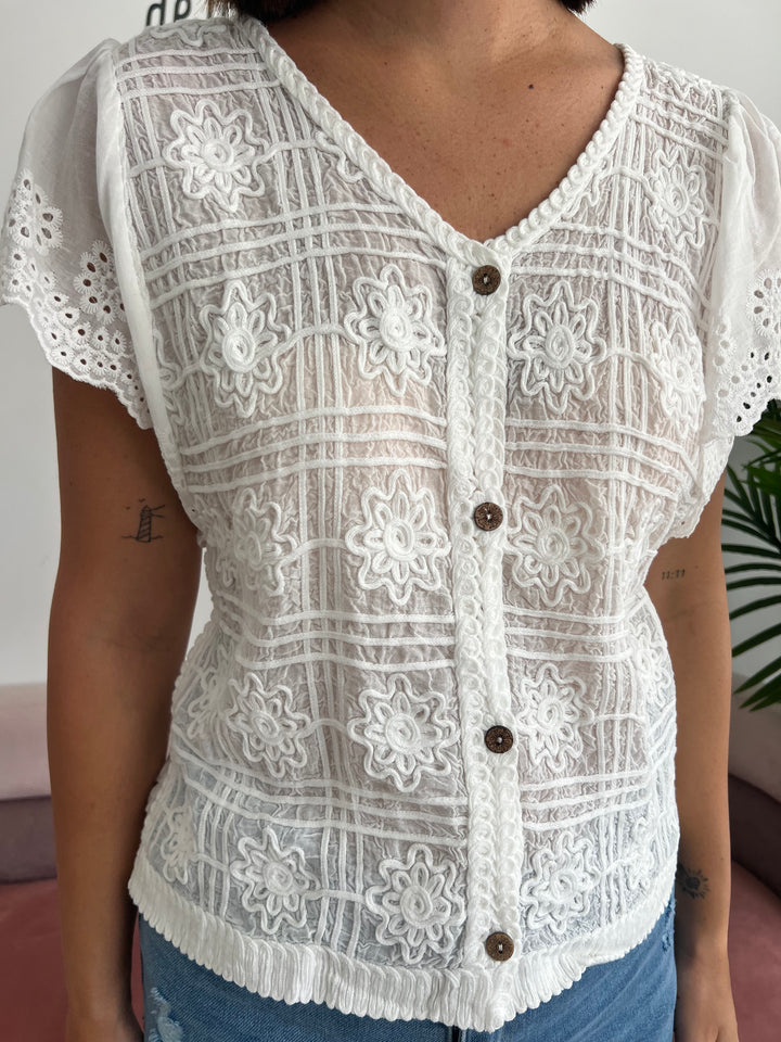 Chaqueta Oriana blanco
