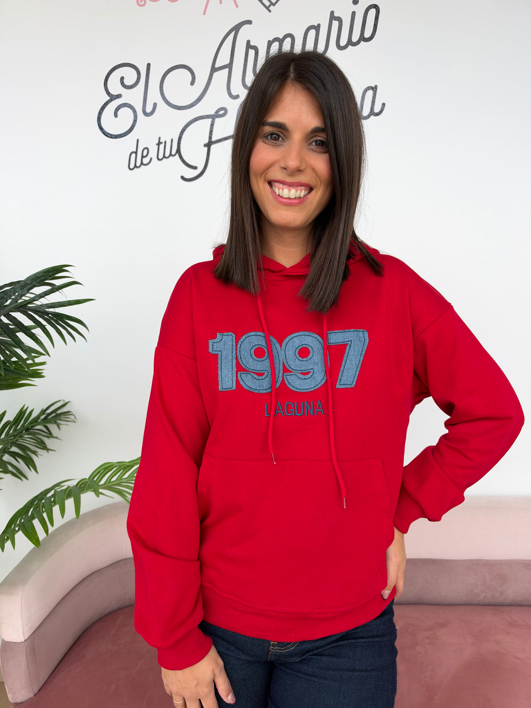 Sudadera 1997 rojo