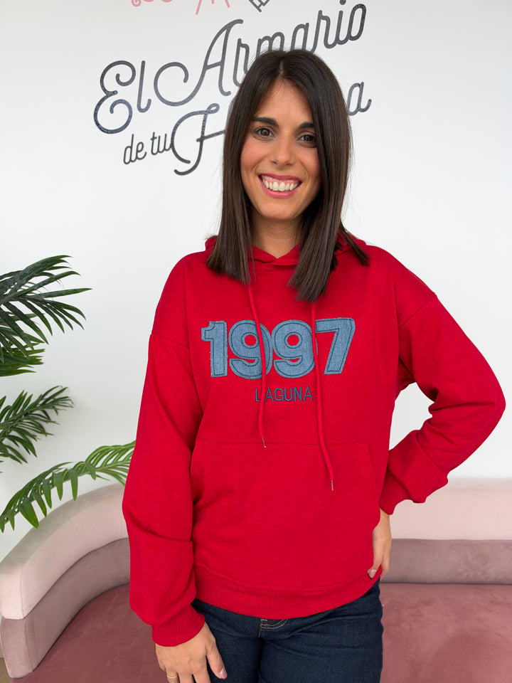 Sudadera 1997 rojo