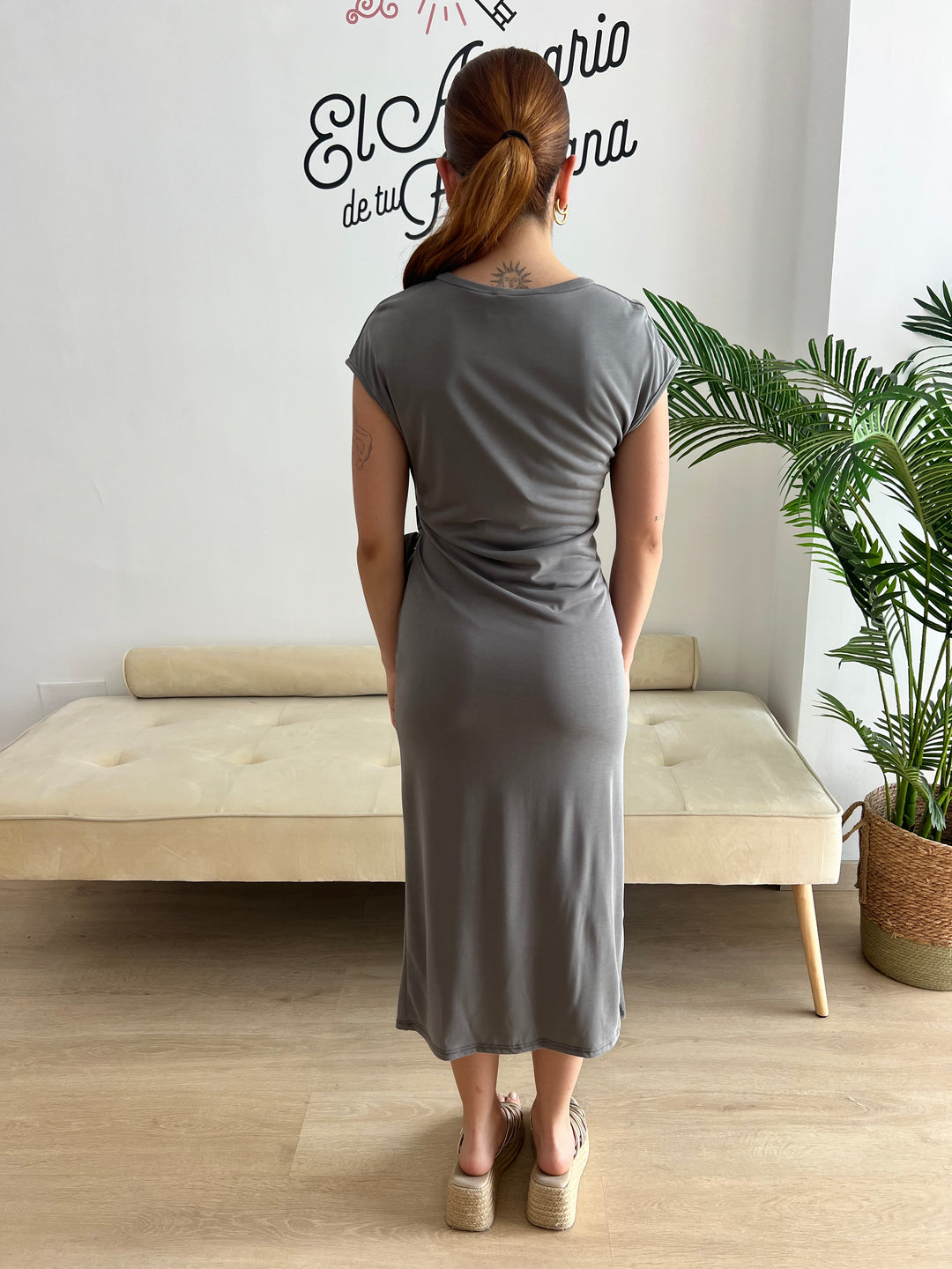 Vestido Margaret gris
