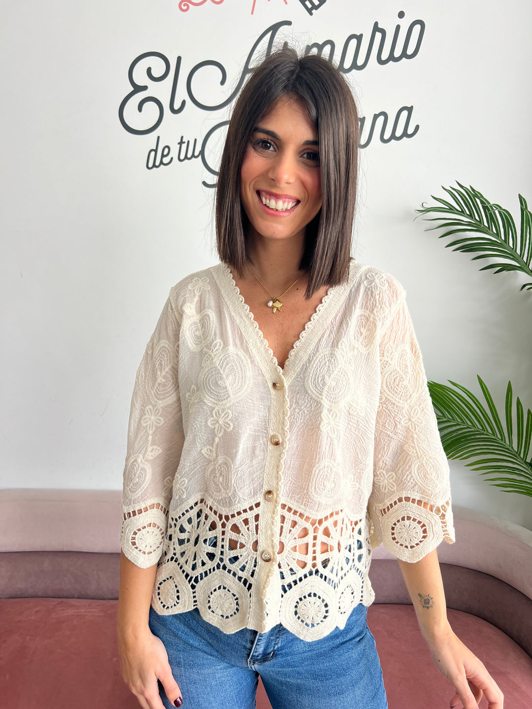 Chaqueta Isabel beige