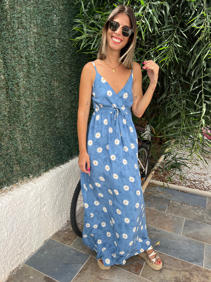 Vestido Margarita azul