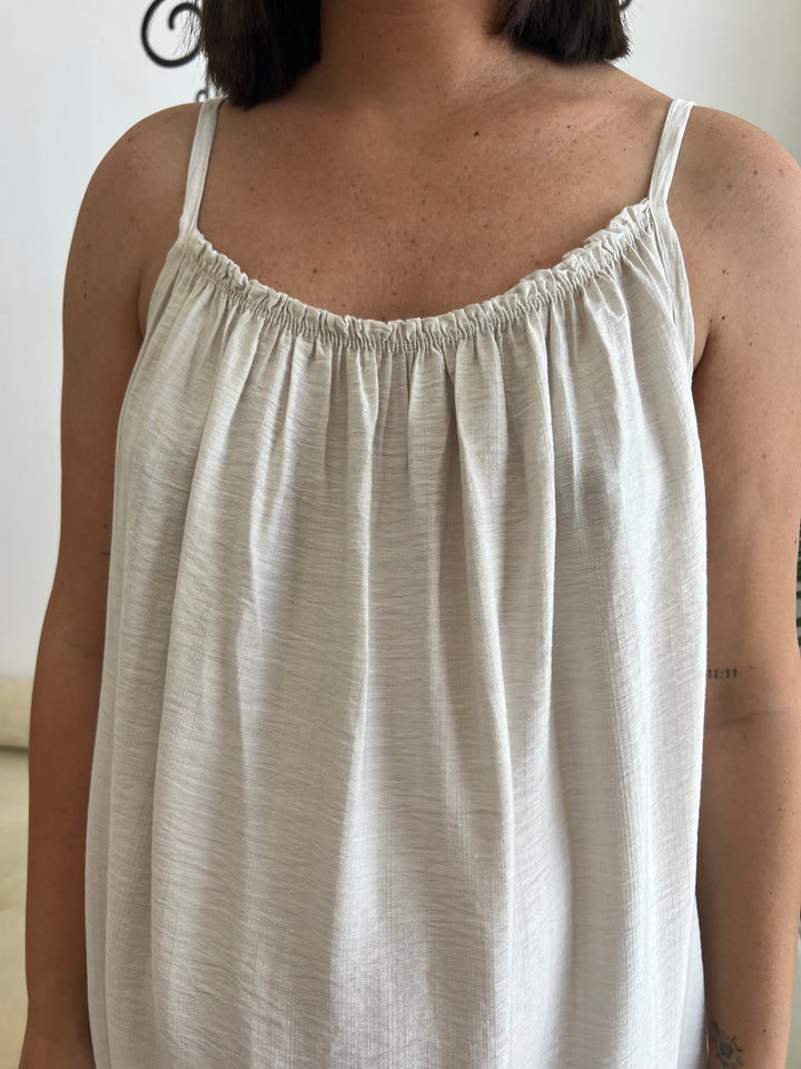 Vestido Alana beige