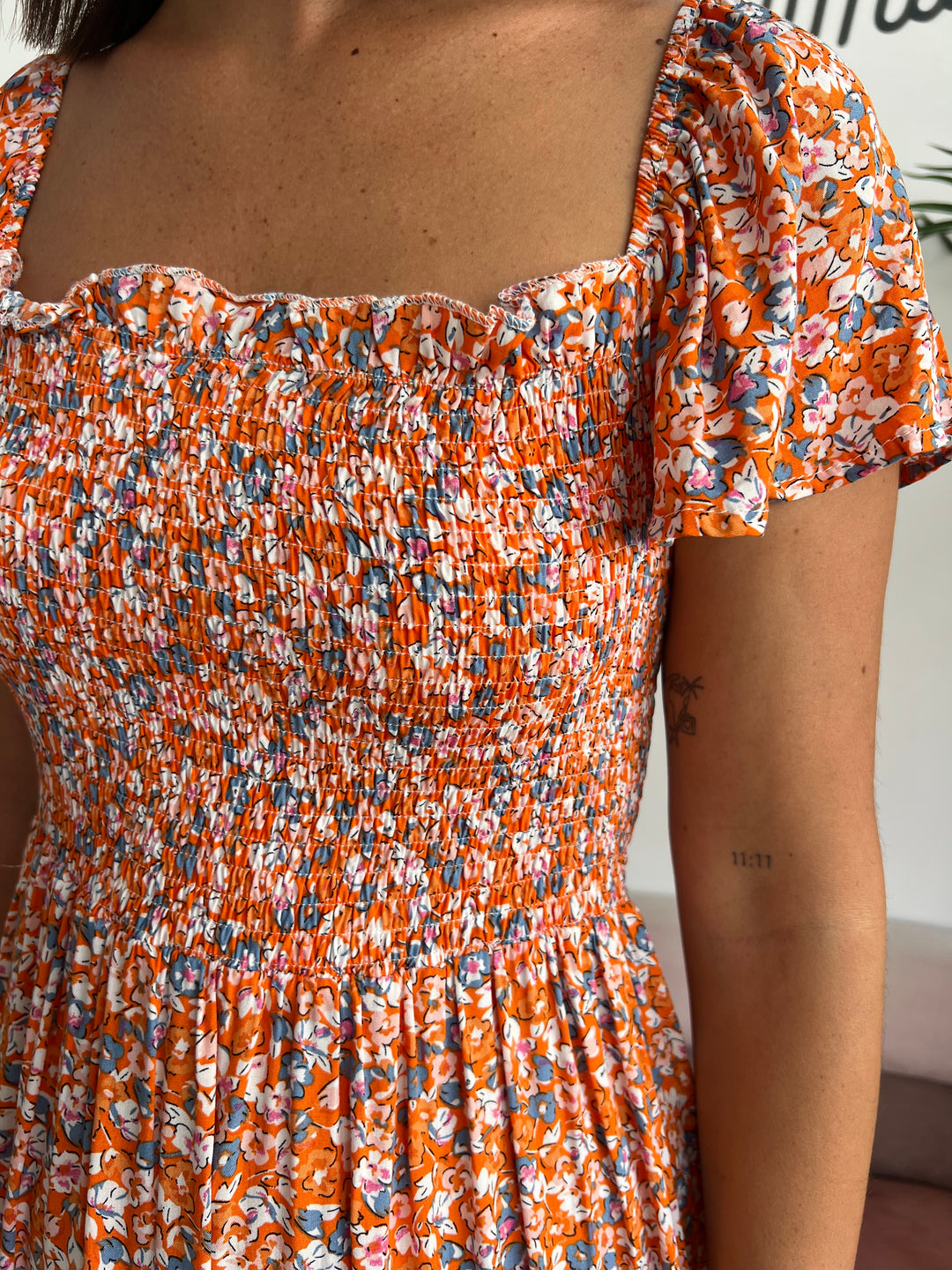 Vestido Nagore naranja